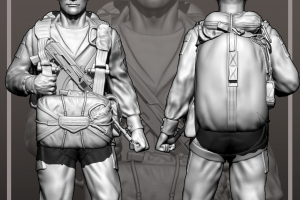 Копия памятника воинам-десантникам