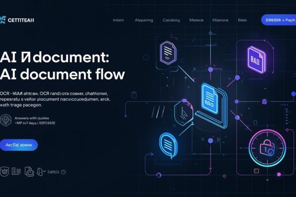 AI‑документооборот: OCR → структурирование → RAG‑чатбот с ответами по PDF/сканам и цитатами источников