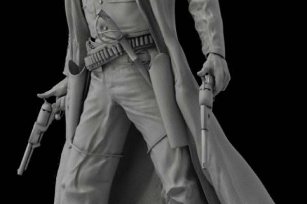 статуэтка "ковбой" для печати