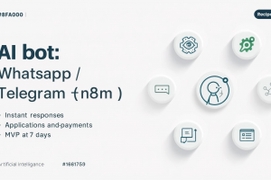 Омниканальный AI‑бот для бизнеса: WhatsApp/Telegram + n8n + CRM + RAG, оплаты и аналитика. MVP за 7 дней