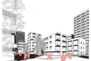 эскизный проект многоэтажного квартала