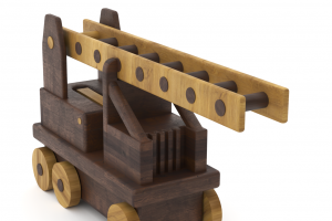 Создание дизайн-идеи детской деревянной игрушки "Пожарная машина"