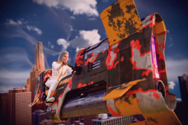 3D‑концепт sci-fi