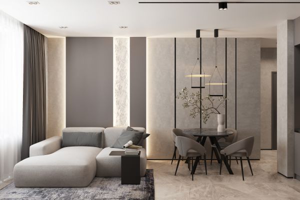 Дизайн квартиры 60 кв.м.