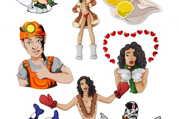 Стикеры в векторе