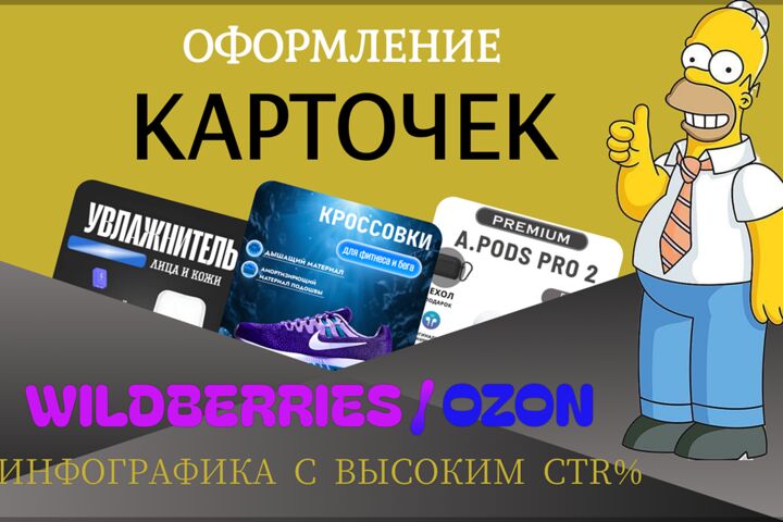 инфографика для маркетплейсов, карточки товаров Wildberries