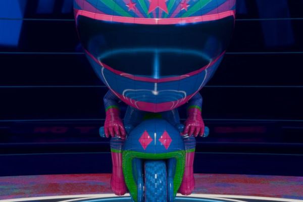 Микро Мен на спортивном байке