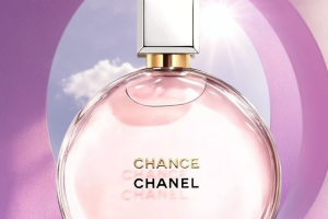 Графический дизайн духов от компании CHANEL.
