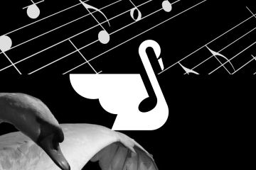 Логотип Лебедь Нота