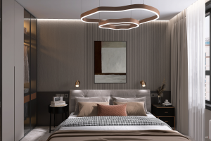 Дизайн и 3D-визуализация  квартиры в Петербурге для молодой девушки