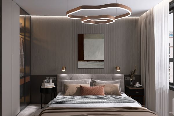 Дизайн и 3D-визуализация  квартиры в Петербурге для молодой девушки