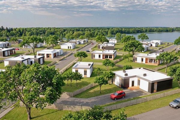 Концепция 3D поселка