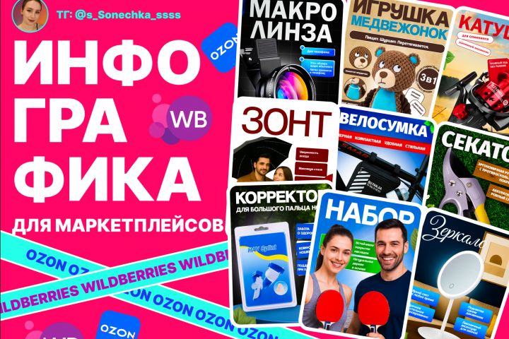 Инфографика| Создание карточек для маркетплейсов - 5553151