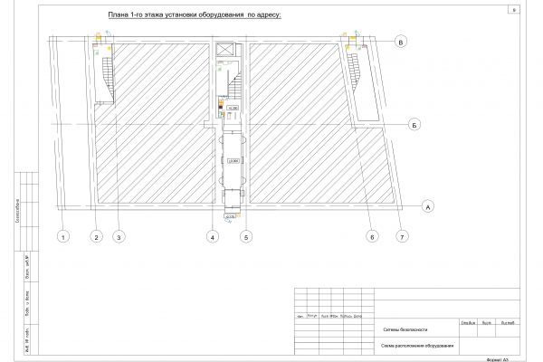 План схема расположения оборудования