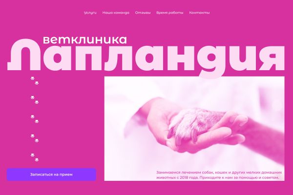 Сайт ветклиники