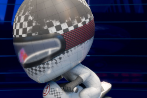 MicroMan 2 MotoBike 1-3D персонаж white