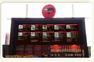 Световое меню для Кафе Pascucci/Паскуччи