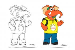 Персонаж (маскот) для детского клуба