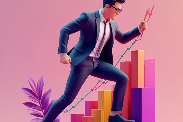 ЗD иконки тематики Бизнес