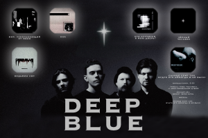 Плакаты для музыкальной группы Deep blue