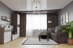 Визуализация многоуровневых натяжных потолков