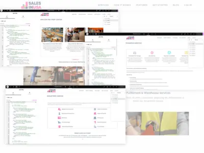 Доработка макета и верстка сайта SalesInUSA (USA) на базе CMS WordPress