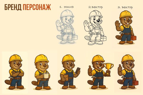 Разработка фирменного персонажа