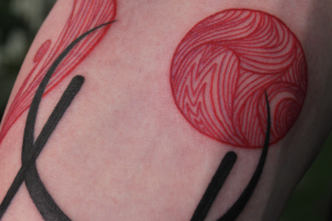 Разработка дизайна татуировки в японском стиле