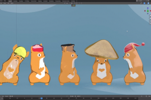 Создание персонажей и специального шейдера для Unity, а также анимирование персонажей