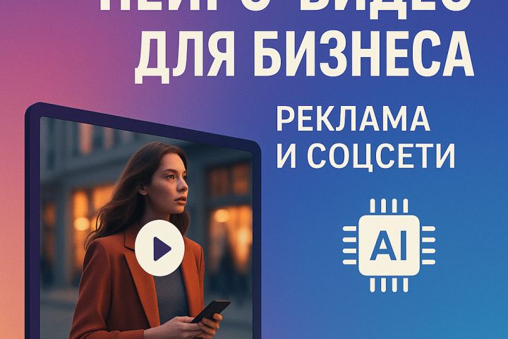 Нейроконтент AI-ролики под ключ - 5558156