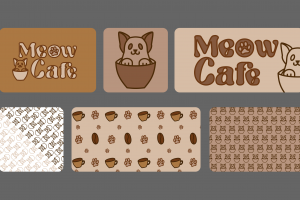 Дизайн логотипа для кафе