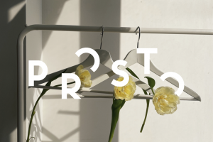 Разработка логотипа и айдентики для бренда качественной базовой одежды prosto-wear.com