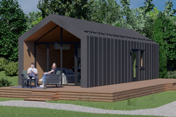 Дом для глэмпинга.