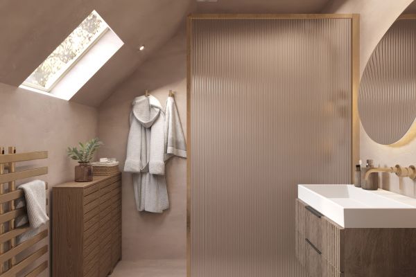 Ванная комната. Мансарда.