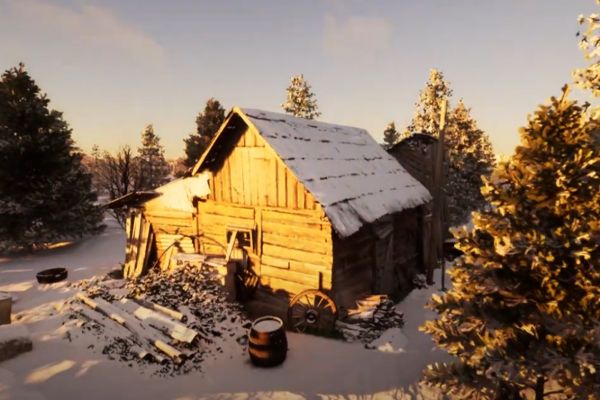 Видеозарисовка "Старый дом"