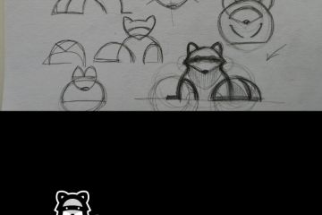 Логотип енота