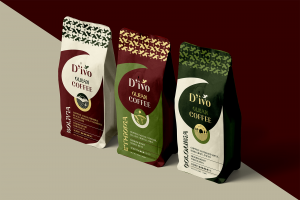 Дизайн упаковки для бренда кофе