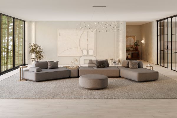 Визуализация интерьеров с модульными диванами MODO