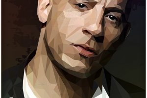 VIN DIESEL style Low Poly