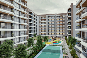 Дизайн визуализация проекта многоквартирного дома