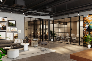 Дизайн визуализация проекта офиса