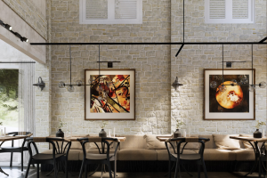 Дизайн визуализация проекта кофейни-ресторана