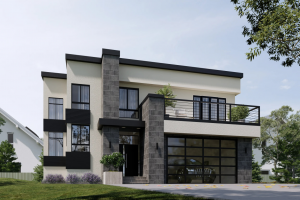 Дизайн визуализация проекта жилого дома