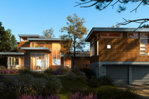 Дизайн визуализация проекта жилого дома