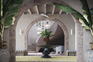 Дизайн визуализация проекта входной группы