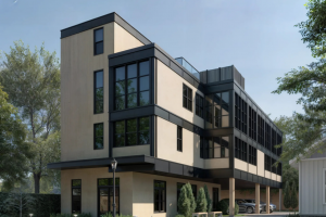 Дизайн визуализация проекта жилого многоквартирного дома