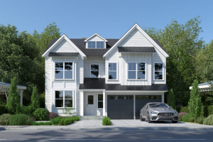 Дизайн визуализация проекта жилого дома