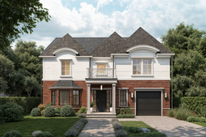 Дизайн визуализация проекта  жилого дома