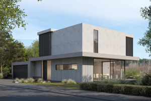 Дизайн визуализация проекта жилого дома