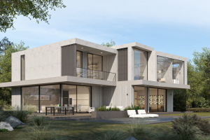 Дизайн визуализация проекта жилого дома